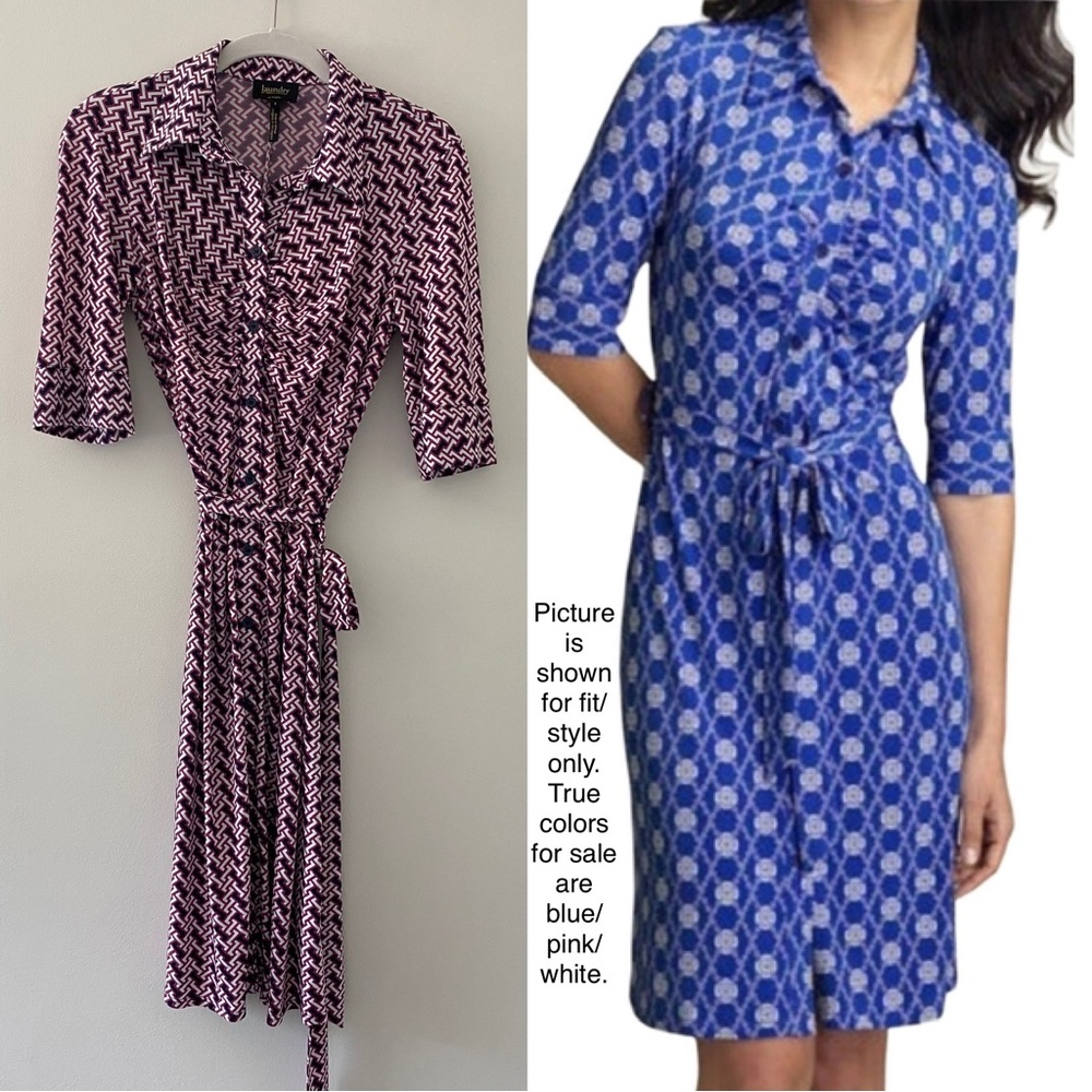 Laundry by Shelli Segal Faux Wrap Dress Size 4